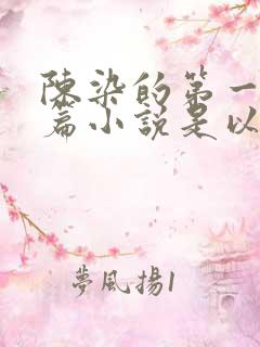 陈染的第一部长篇小说是以女性视角