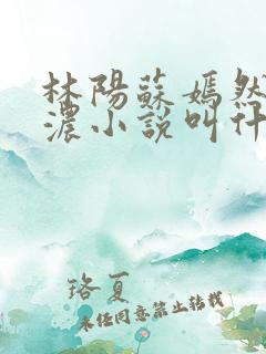 林阳苏嫣然秦墨浓小说叫什么