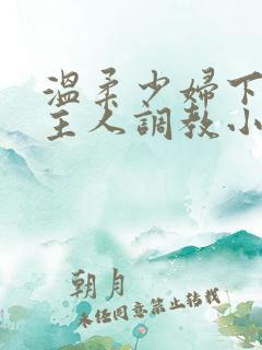 温柔少妇下跪求主人调教小说
