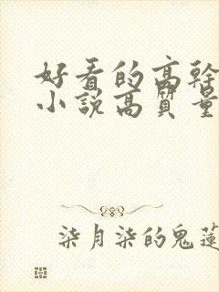 好看的高干言情小说高质量文笔好