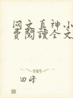 网文真神小说免费阅读全文