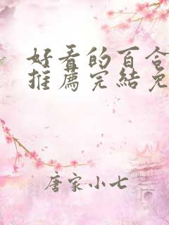 好看的百合小说推荐完结免费阅读
