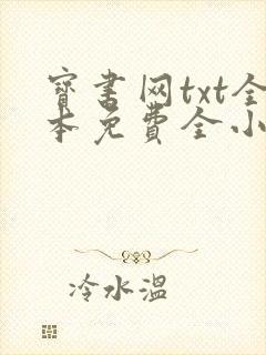 宝书网txt全本免费全小说
