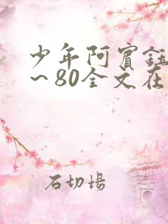 少年阿宾钰慧1～80全文在线阅读