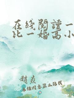 在线阅读一婚更比一婚高小说