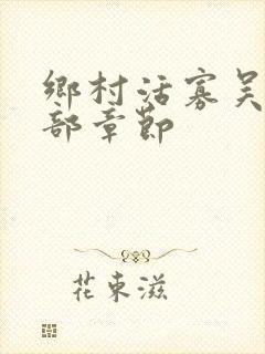 乡村活寡吴能全部章节