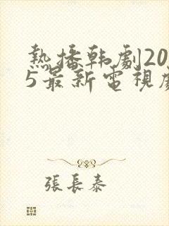 热播韩剧2025最新电视剧大全