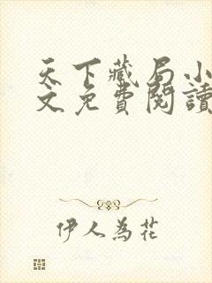 天下藏局小说原文免费阅读