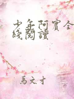 少年阿宾全文在线阅读