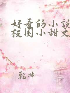 好看的小说言情校园小甜文