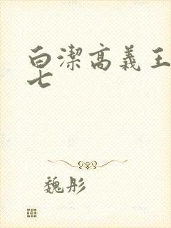 白洁高义王申老七