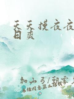 天天摸夜夜摸日日爽