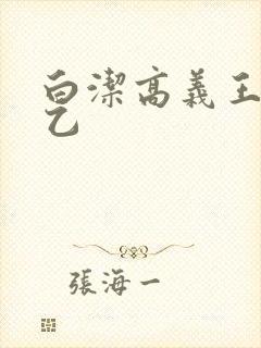 白洁高义王申王乙