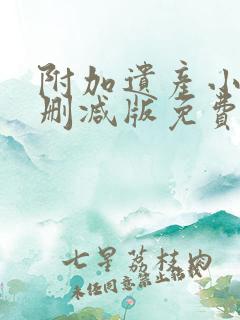 附加遗产小说未删减版免费笔趣阁