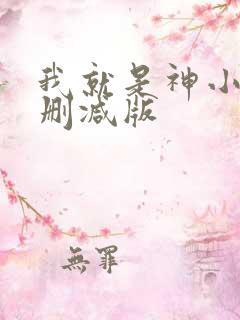 我就是神小说无删减版