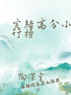 完结高分小说排行榜