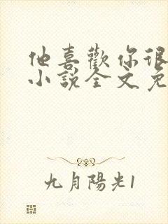 他喜欢你很久了小说全文免费阅读