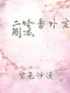 二哈番外完整无删减