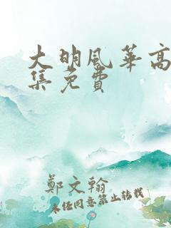 大明风华高清全集免费