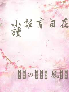 小说盲目在线阅读