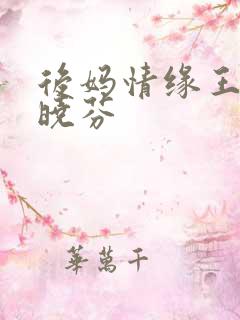 后妈情缘王磊杨晓芬
