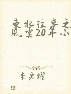 东北往事之黑道风云20年小说全文