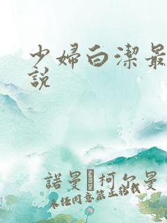 少妇白洁最新小说