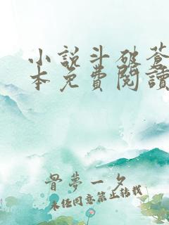 小说斗破苍穹完本免费阅读