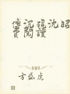 傅沉砚沈昭宜免费阅读