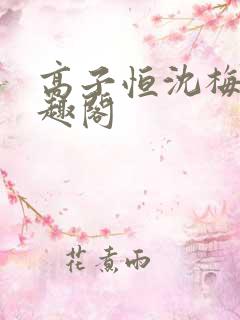 高子恒沈梅梅笔趣阁