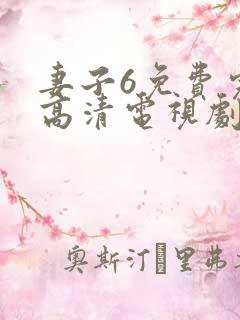 妻子6免费完整高清电视剧在线看中文