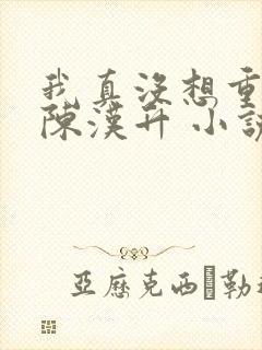我真没想重生啊陈汉升 小说