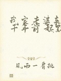 我家老婆来自一千年前 起点
