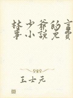 林少爷的言情纪事小说免费阅读
