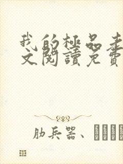 我的极品老婆全文阅读免费