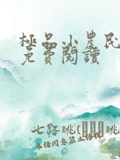 极品小农民小说免费阅读