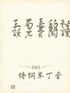 王局长的秘密小说免费阅读无弹窗