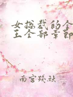 女总裁的全能兵王全部章节