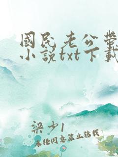 国民老公带回家小说txt下载