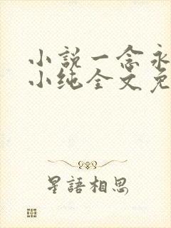 小说一念永恒白小纯全文免费阅读