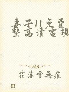 妻子11免费完整高清电视剧在线看