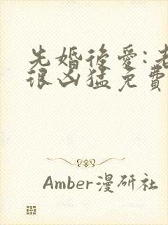 先婚后爱:老公很凶猛免费txt全文下载