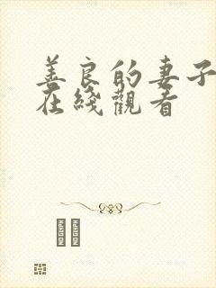 善良的妻子韩剧在线观看