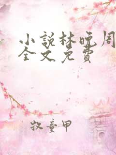 小说林晚周衍川全文免费