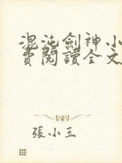 混沌剑神小说免费阅读全文无删减