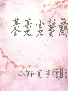 某某小说无弹窗全文免费阅读
