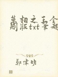 万相之王全本无删版txt笔趣阁