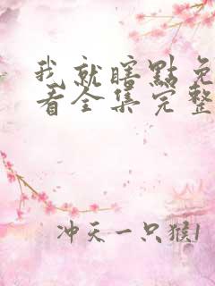 我就瞎点免费观看全集完整版