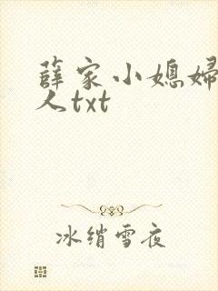 薛家小媳妇笑佳人txt