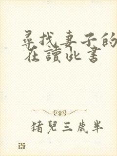寻找妻子的秘密 在读此书
